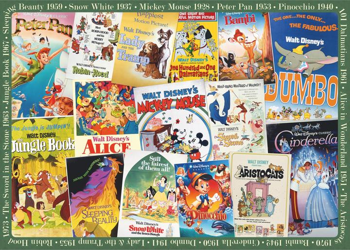 Immagine prodotto Ravensburger Disney Vintage Movie Poster (1000 pezzi)