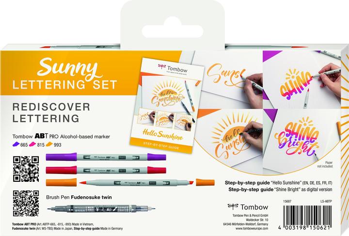 Produktbild Tombow Abt Pro Sunny Lettering Set (3x)