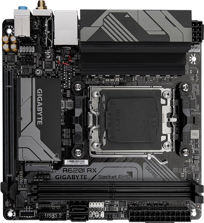 Produktbild Gigabyte A620I AX (AM5, AMD A620, Mini-ITX)