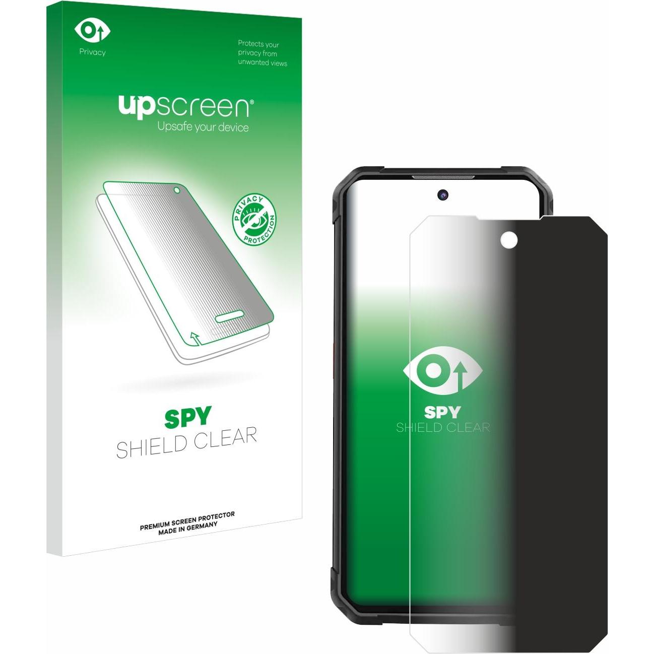 upscreen Spy Shield Blickschutzfolie (1 Stück, IIIF150 B1 Pro), Smartphone Schutzfolie, Blau