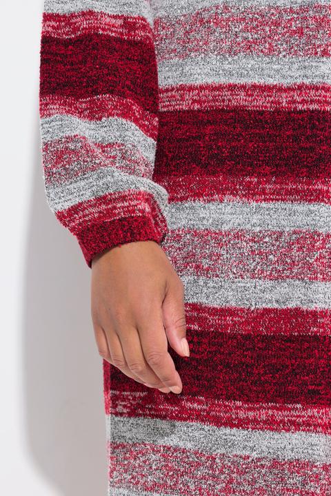 Image du produit Janet & Joyce Strickjacke, extra lang, offene Form, Blockstreifen (54)