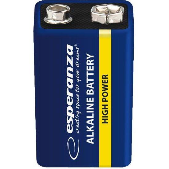 Esperanza 9V Alkali -Artikel 1PCS/Paket (1 pz.), Batterie + pile