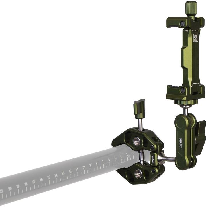Immagine prodotto Sirui MA-G Crap Clamp con braccio magico e supporto per smartphone Verde