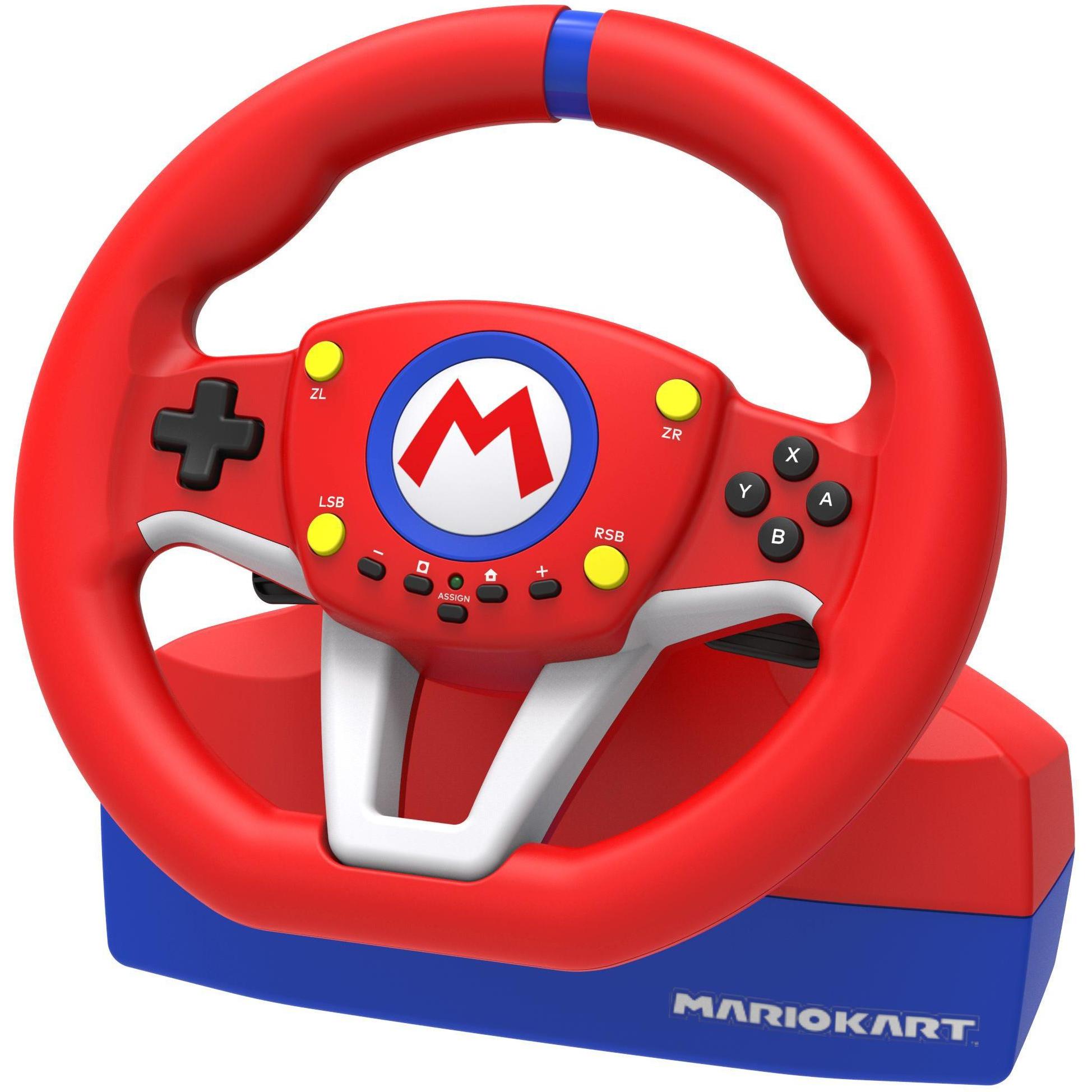 HORI Mario Kart Racing Wheel Pro Mini (Switch), Controller gaming, Rosso
