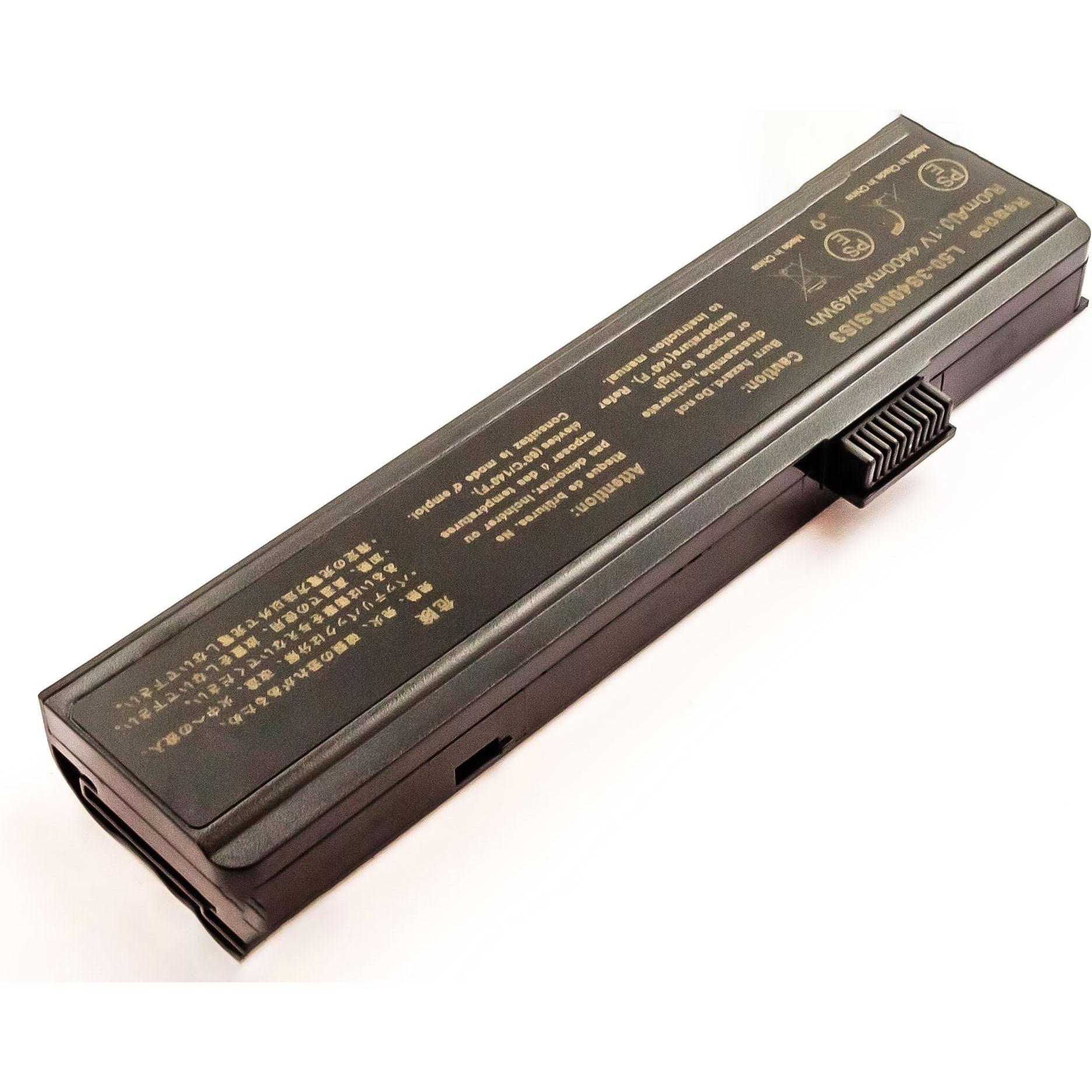 AGI 39977 Notebook-Ersatzteil Batterie/Akku (4400 mAh), Notebook Akku, Schwarz