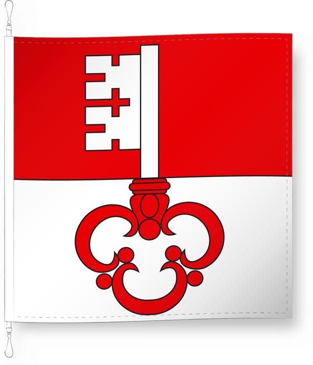 Image du produit Alpenfahnen Obwald (80 x 80 cm)