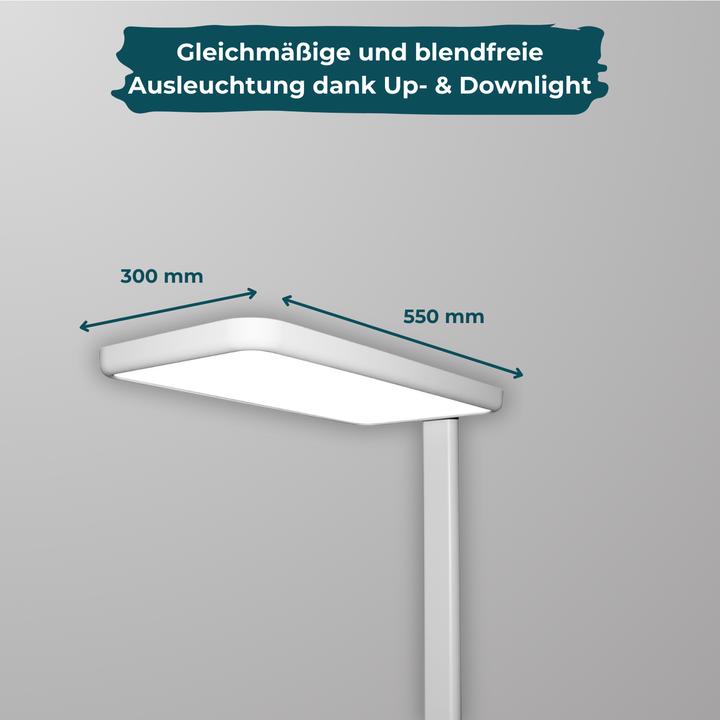 Actual product image Luxula LED office floor lamp (7000 lm)