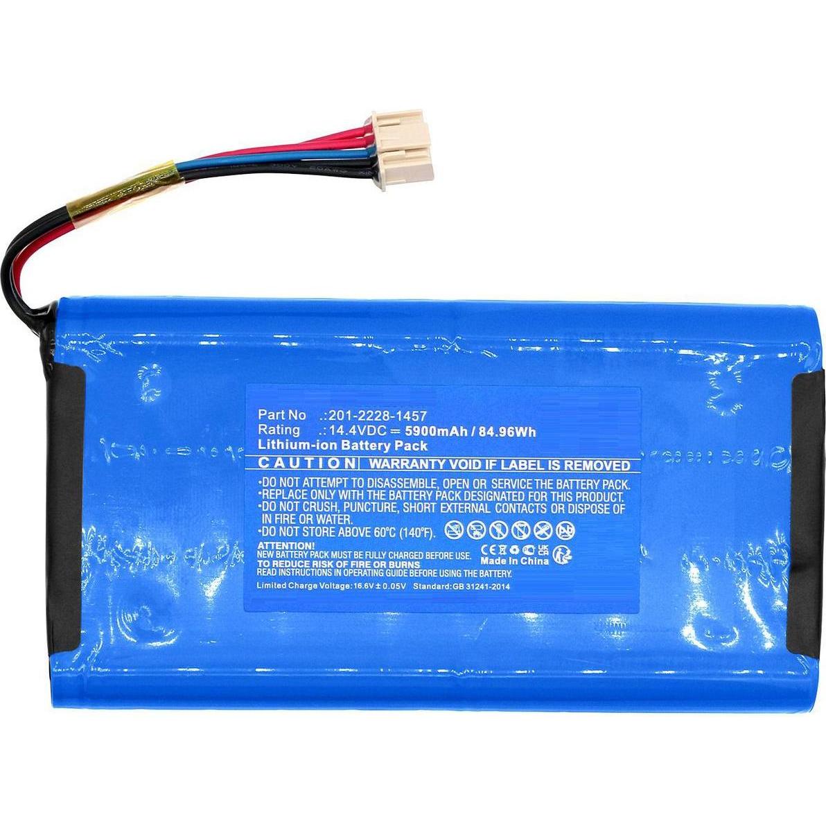 CoreParts Battery 14.4V 5900mAh 84.96Wh, Staubsauger Roboter Zubehör, Blau