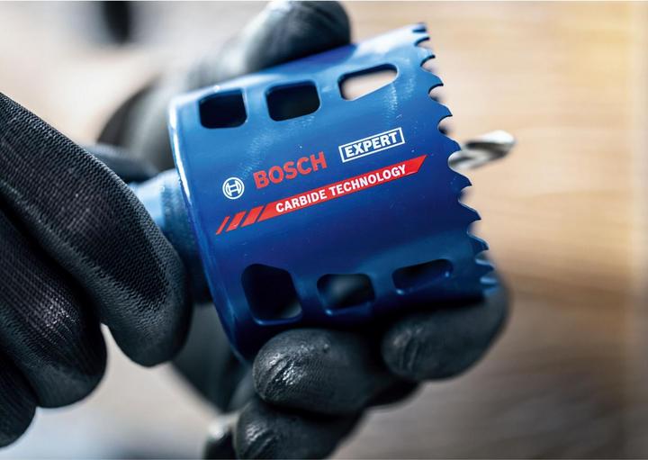 Produktbild Bosch Professional Zubehör EXPERT Tough Material Lochsäge-Set, 20/22/25/32/35/40/44/51/60/64/76 mm, 14-tlg. (20, 22, 25, 32, 35, 40, 44, 51, 60, 64, 76 mm)