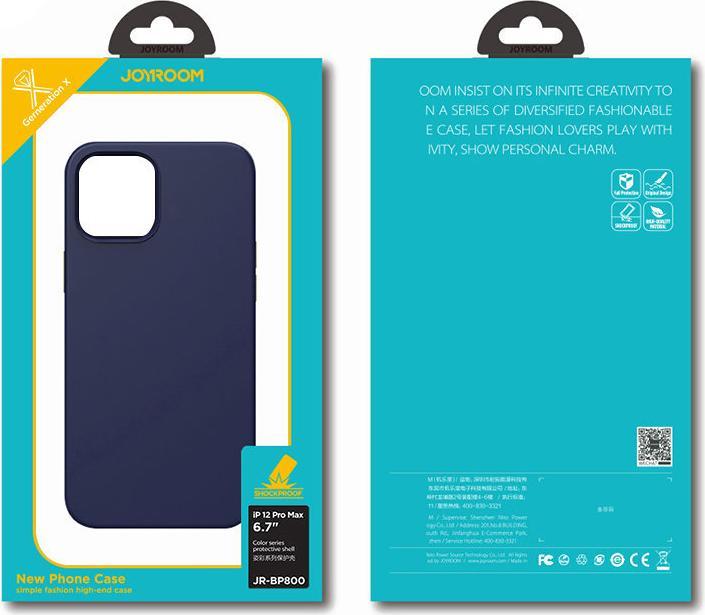 Image du produit Joyroom Color Series étui pour iPhone 12 Pro Max noir (JR-BP800) (Apple iPhone 12 Pro Max)