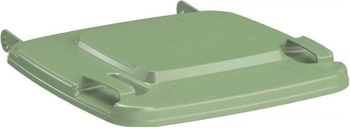 Image du produit SULO Couvercle en polyéthylène vert adapté aux grands conteneurs à déchets 120 l (120 l)
