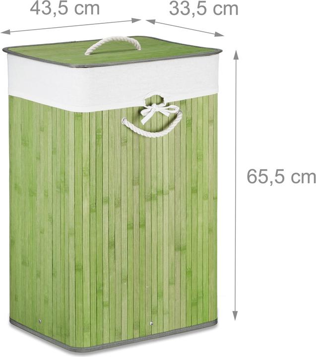 Image du produit Relaxdays Panier à linge rectangle (83 l)
