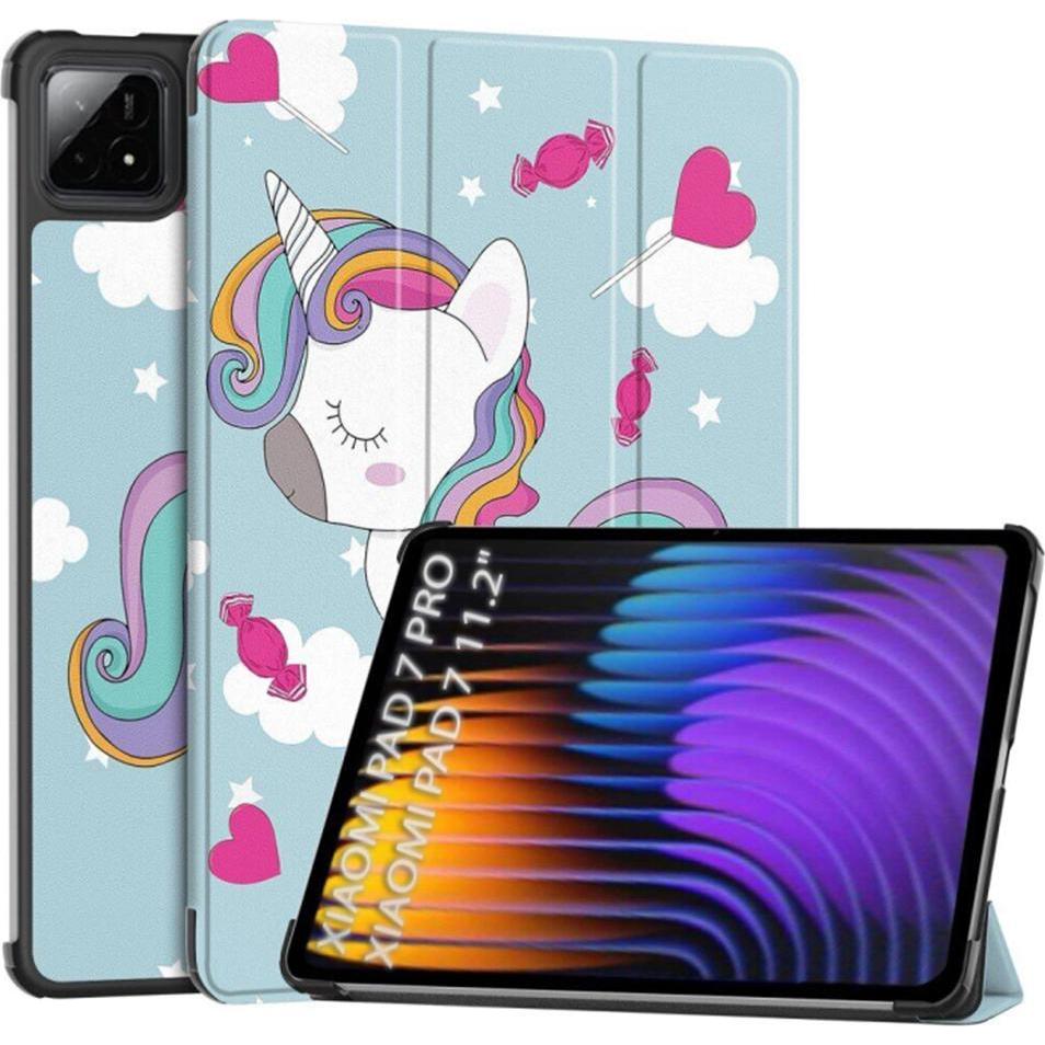 Techsuit - FoldPro - Xiaomi Pad 7 / 7 Pro - Unicorn (Xiaomi Pad 7, Xiaomi Pad 7 Pro), Cover tablet