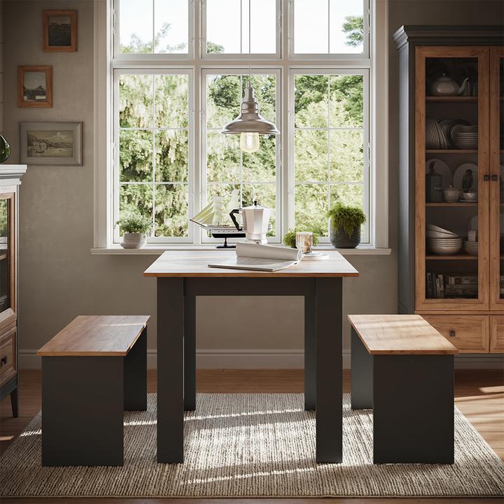 Produktbild Vicco Set Sentio mit 2 Bänken (80 x 80 x 73 cm)