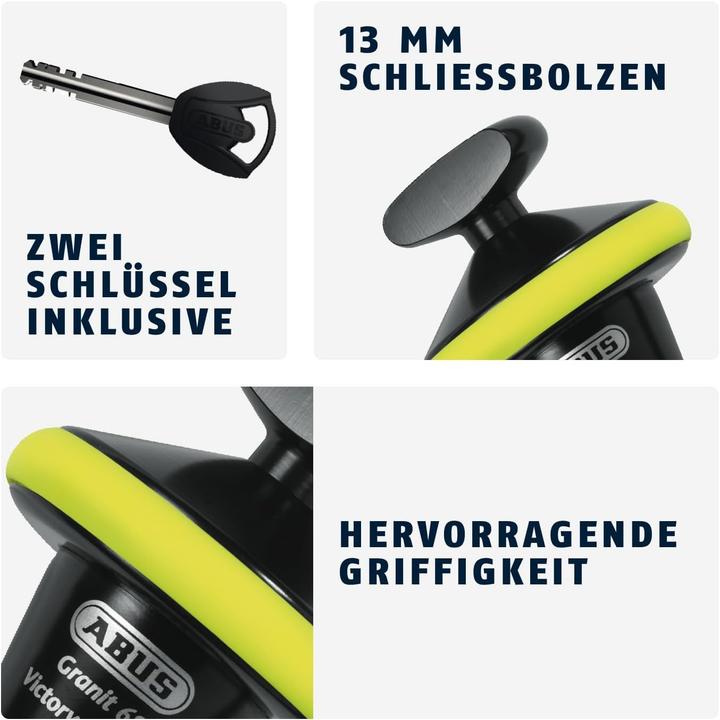 Image du produit Abus 68 yellow half