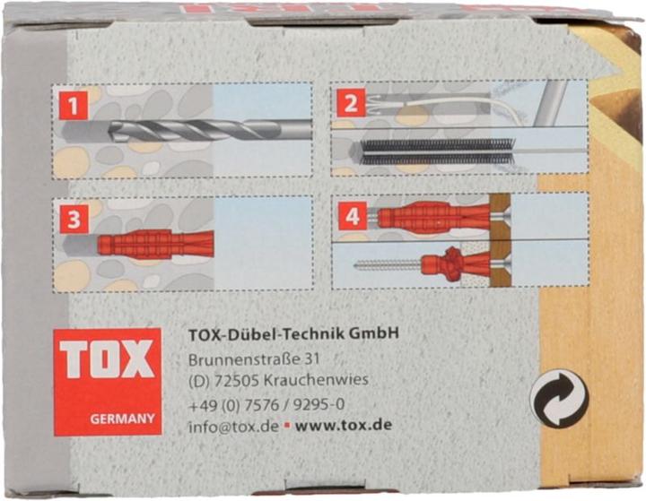 Actual product image Tox General purpose dowel GP TRI 10/61 (20 pcs.)