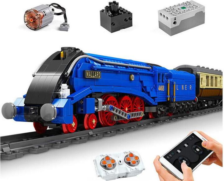 Actual product image Mould King Class A4 Pacifics Mallard Railway