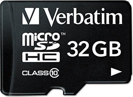 Image du produit Verbatim Carte Micro SDHC classe 10 (32 Go, microSDHC, U1, UHS-I)