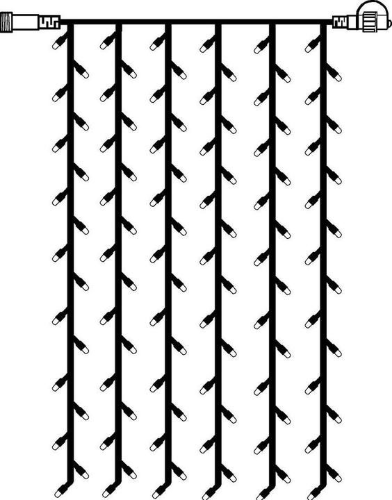 Produktbild Star Trading System LED Extra, Vorhang, 100x200cm (1 m)