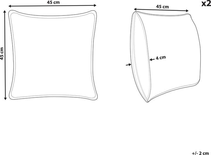 Produktbild Beliani Yuzuri (45 x 45 cm)