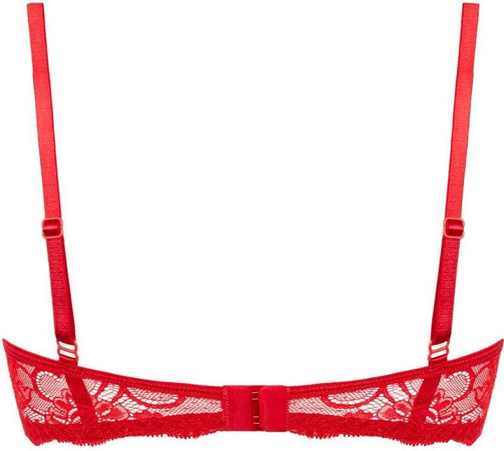 Productafbeelding Christine Le Duc Kant 1/4 cup Beha Marzia - Rood (XL, Een eenheid per verpakking)
