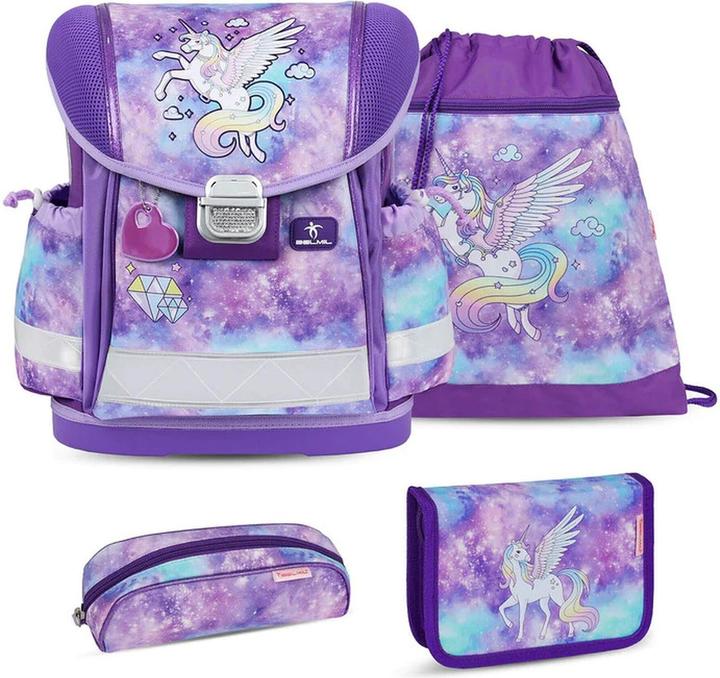 Image du produit Belmil CLASSY Set sac à dos scolaire Diamond Unicorn (19 l)