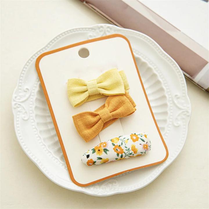 Immagine prodotto Activity Board Adorable Floral Bow Hair Clips - Perfekte Kopfbedeckung Zubehör (3 pz.)