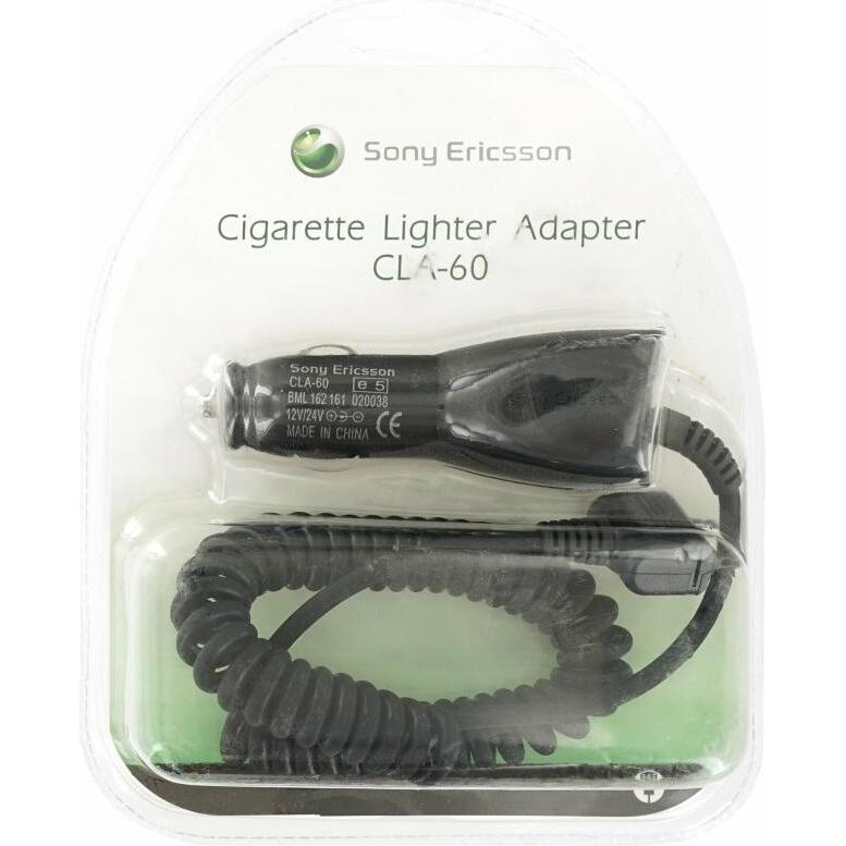 Thumbnail - Sony Ericsson CLA-60 Adapter für Zigarettenanzünder, Auto Adapter, Schwarz