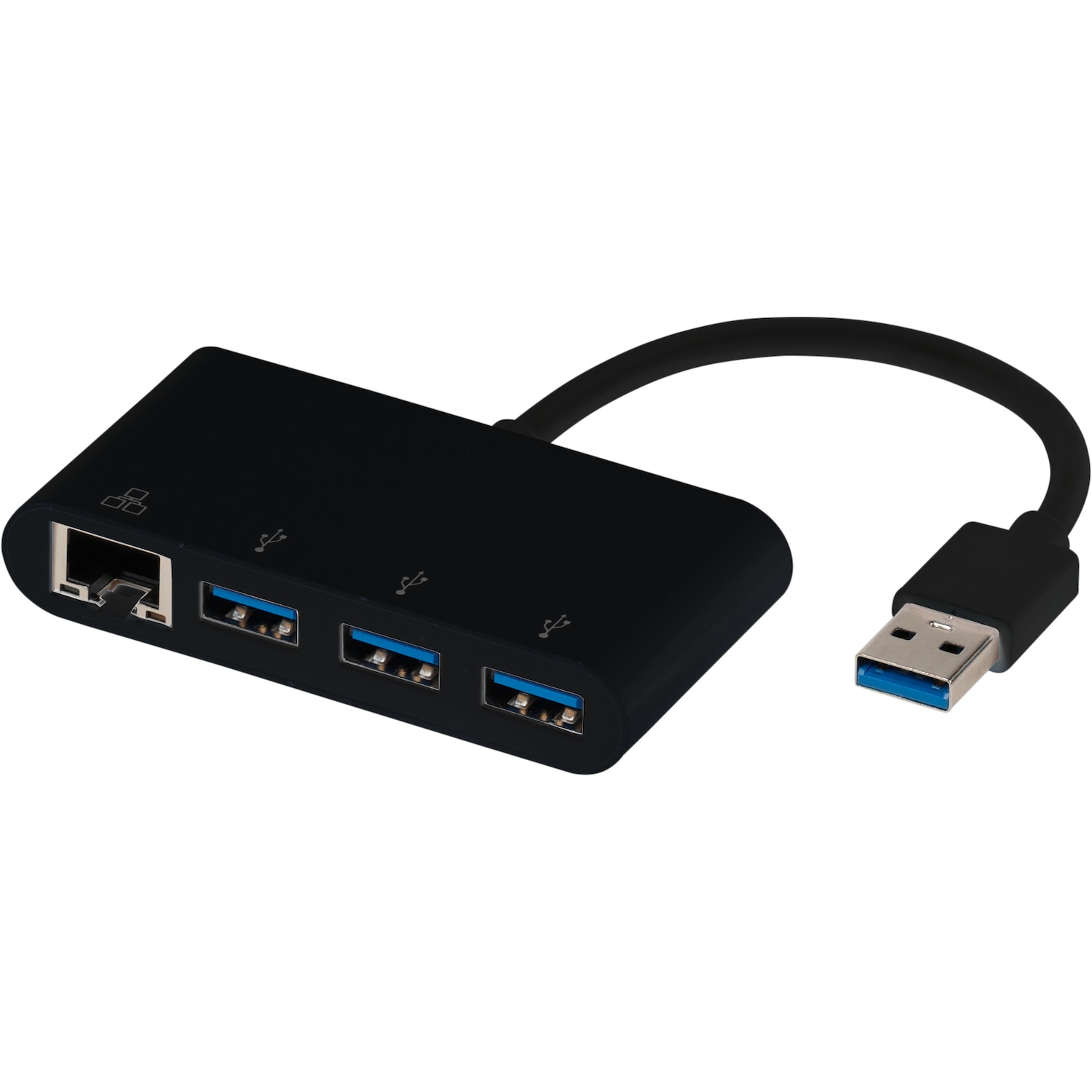 Vivanco USB 3.1 Hub (USB-C, 4 Ports), Dockingstation + USB Hub, Schwarz