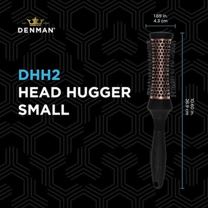 Actual product image Denman Thermo Ceramic Hourglass Hot Curl Brush for Blow-Drying, Straightening, Defined Curls, Volume & Root