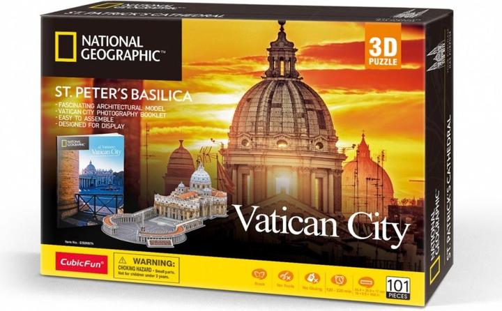 Actual product image Cubicfun 3D-Puzzle Petersdom (101 pieces)