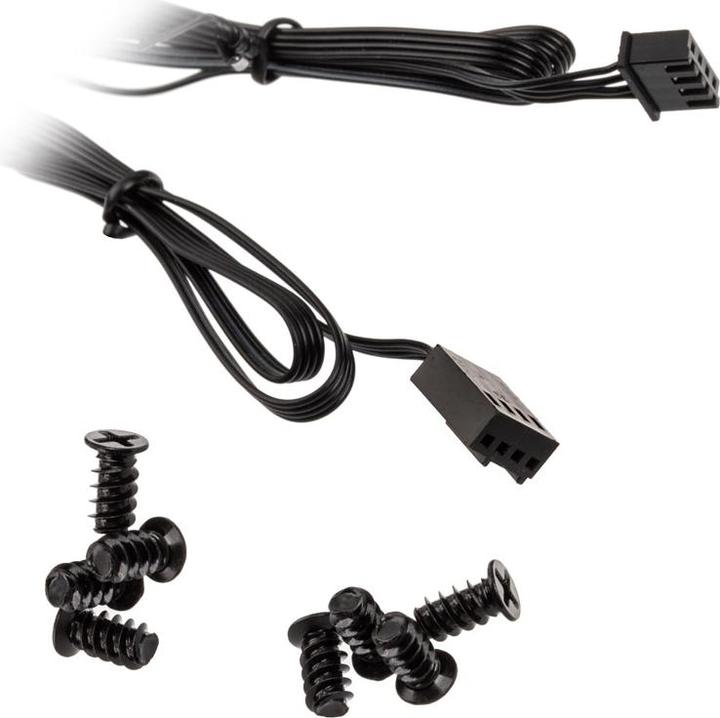 Produktbild Raijintek EOS 12 RBW ADD Lüfter, 2er-Set inkl. Controller (120 mm, 2 x)