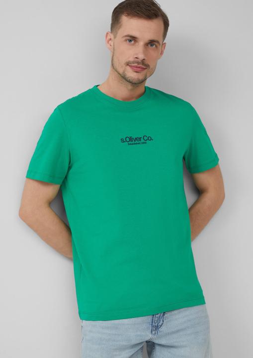 Produktbild S.Oliver T-Shirt T-Shirt aus Baumwolle mit Logo-Print (S)