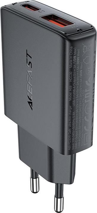 Actual product image Acefast Wall charger (30 W, 2 ports)