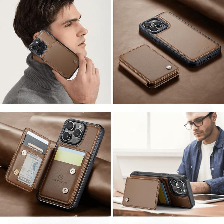 Immagine prodotto Cover-Discount iPhone 16 Pro - Cover posteriore 2-in-1 con supporto per carta di credito (Apple iPhone 16 Pro)