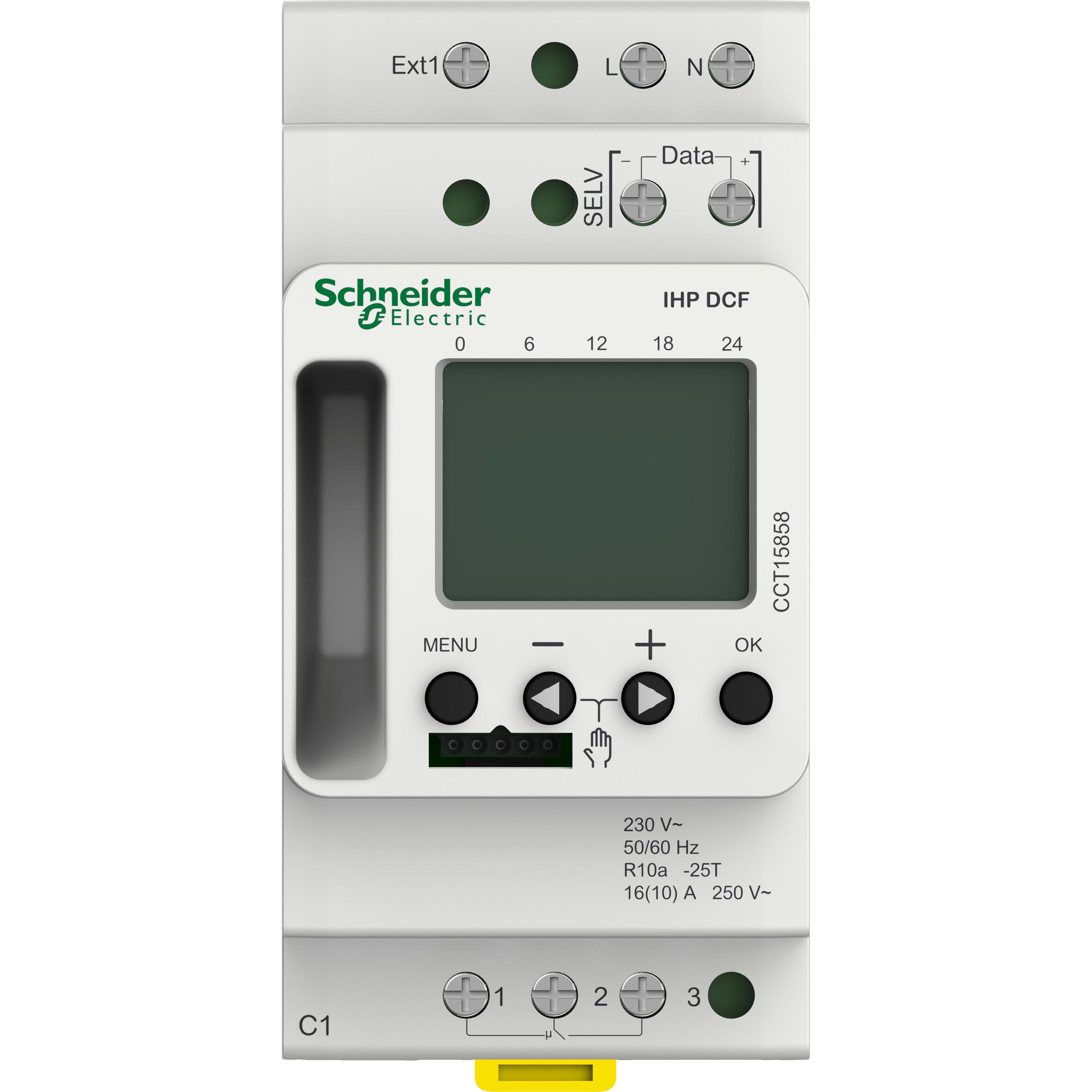 Thumbnail - Schneider Electric, Zeitschaltuhr, SE CCT15858 Digitale Zeitschaltuhr IHP DCF Bluetooth
