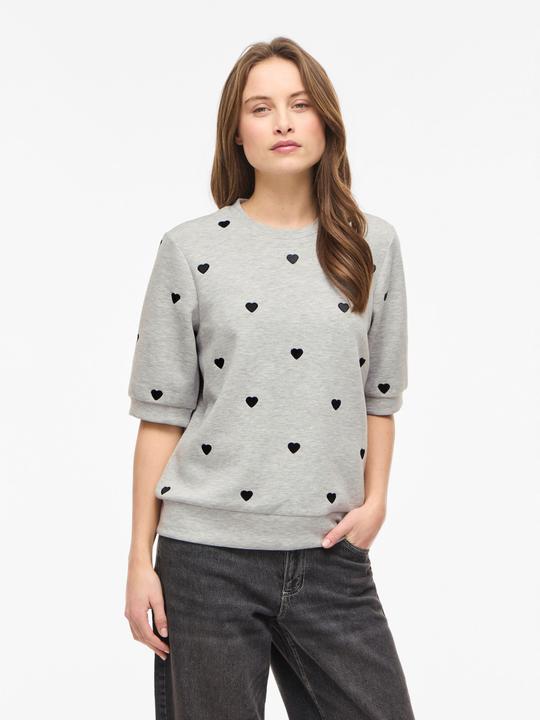 Produktbild Vila VISIF Kurzes Rundhals Sweatshirt mit kurzen Ärmeln (M)