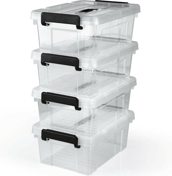 Produktbild Easymaxx Aufbewahrungsbox Set 41 x 30 x 33 cm (29.50 cm, 12 l, 4x)