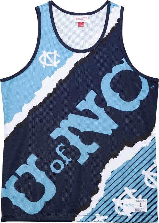 Actual product image Mitchell & Ness M&N JUMBOTRON Basketball Jersey Tank North Carolina - M (M)