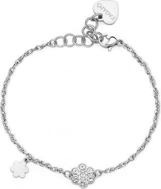 Immagine prodotto Sagapo S'Agapµ - Bracciale delicato in acciaio con fiore Aurora SAR44