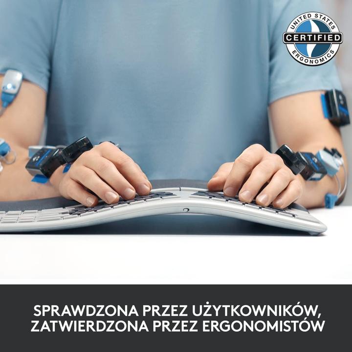 Produktbild Logitech Ergo K860 Split (Eng. Int., Kabellos)