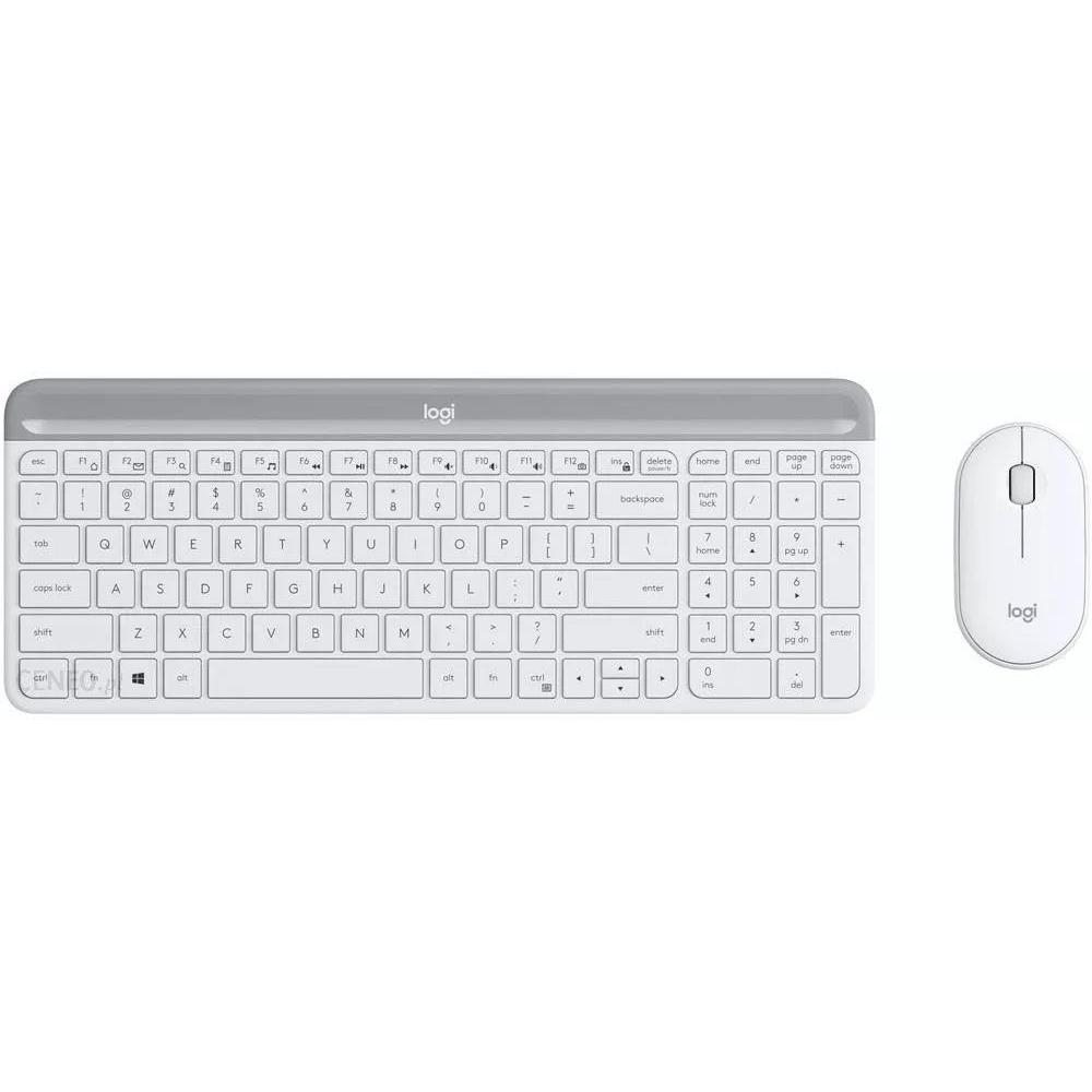 Logitech MK470 (US, Kabellos), Tastatur, Weiss