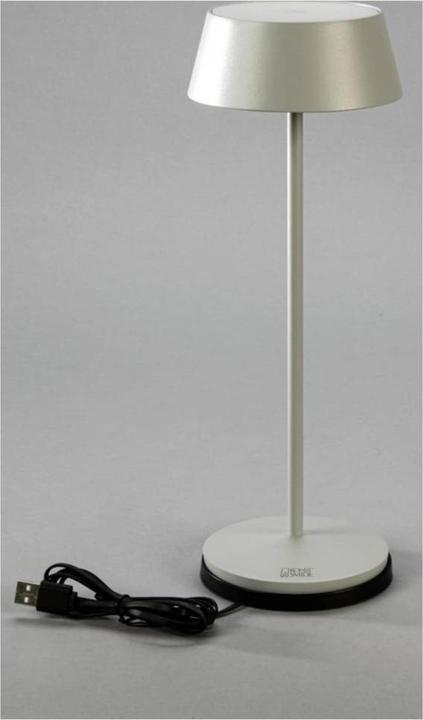 Produktbild Konstsmide Akku-Tischleuchte Menton LED 2200/2700K, Dimmbar - Grau (115 lm)