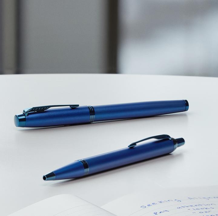 Image du produit Parker Pen Stylo à bille IM Monochrome PVD M (Bleu, 1 x)