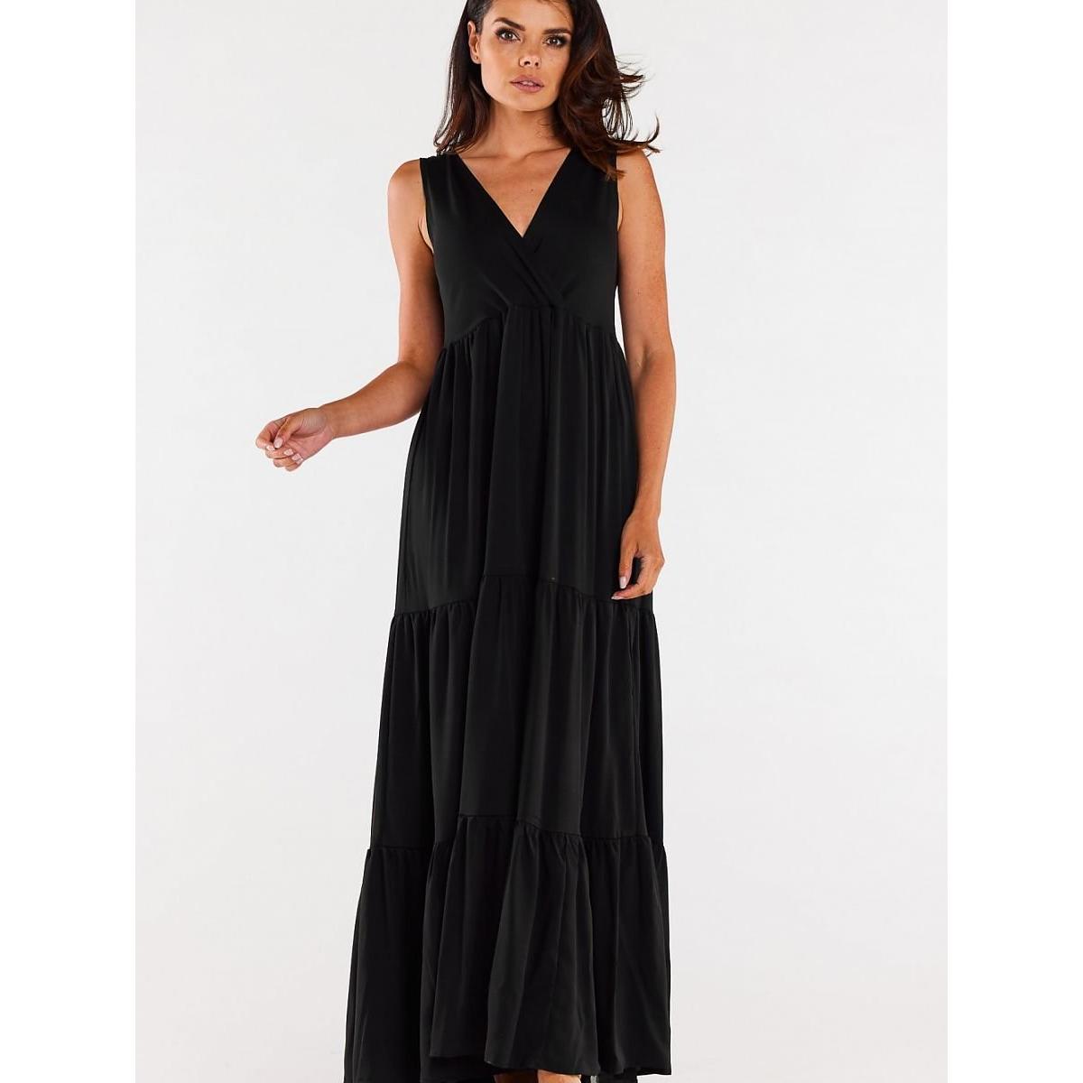 Thumbnail - Awama, Damen, Kleider, Alltagskleid, Schwarz, (XL)