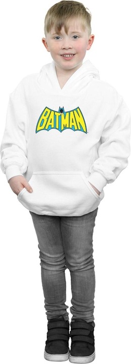 Immagine prodotto Batman Retro Logo Felpa con Cappuccio Ragazzi (128)