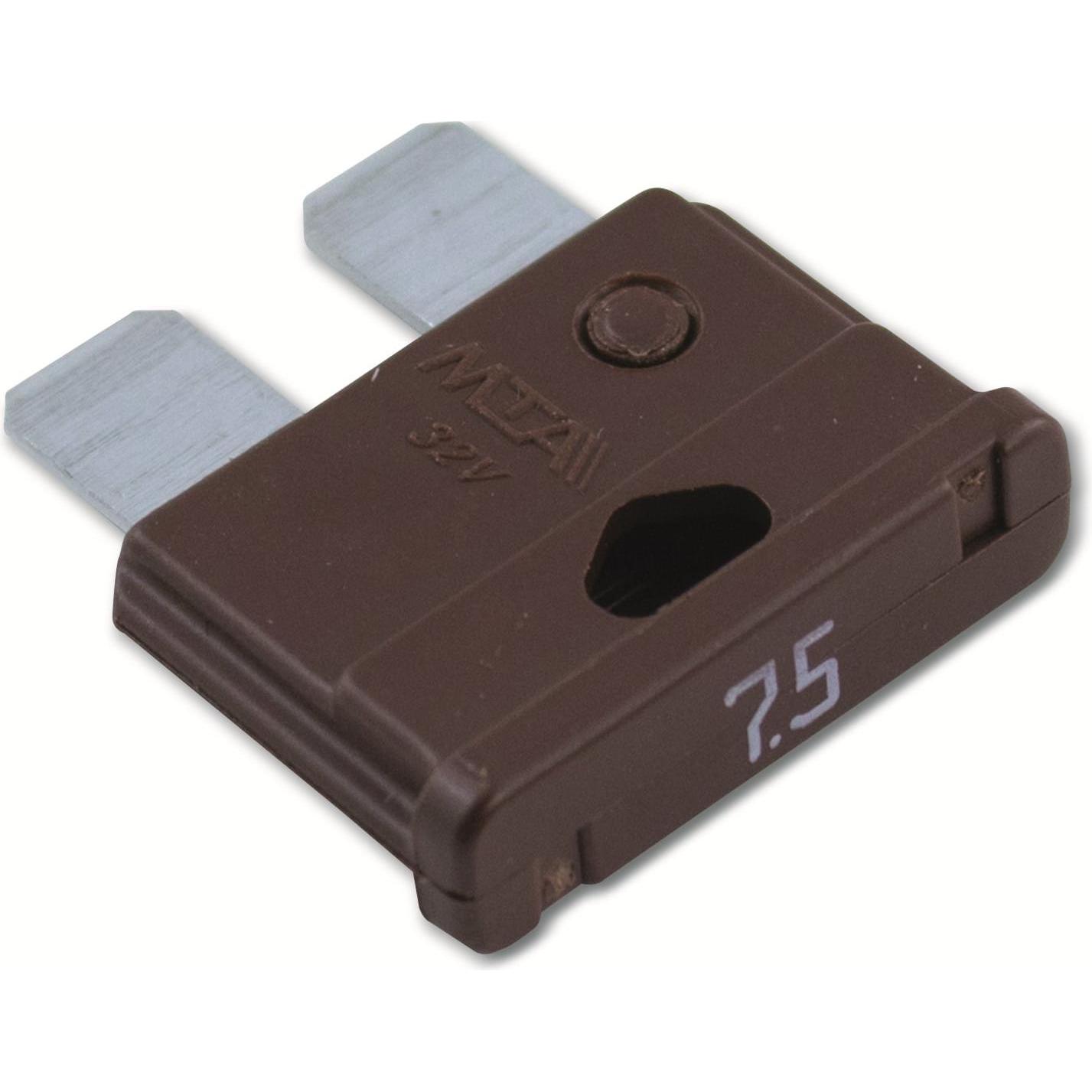 MTA, Sicherung, KFZ-Flachsicherung 340.026, Standard, 7,5 A, braun (7.50 A)