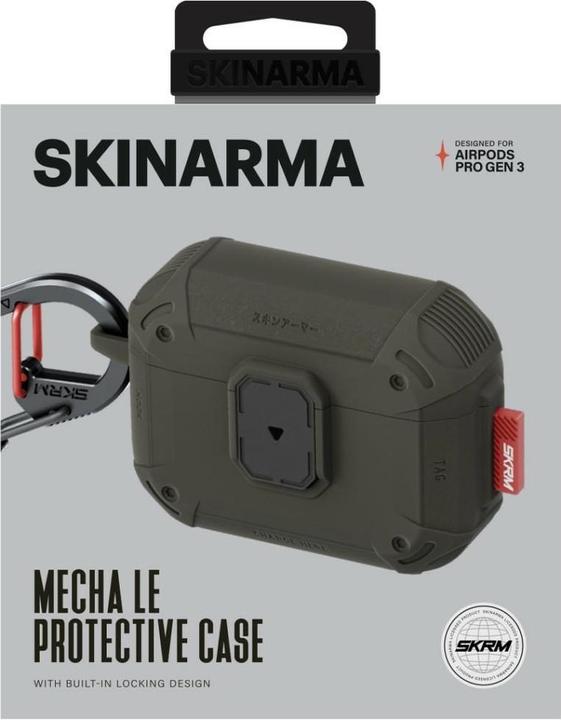 Produktbild Skinarma Case Mecha LE for AirPods Pro 3 forest