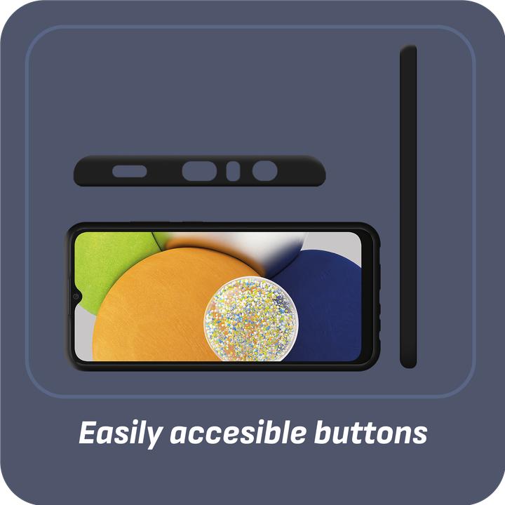 Actual product image Cazy Silicone Case Compatible with Samsung Galaxy A03 - Soft TPU Protection - (Samsung Galaxy A03)