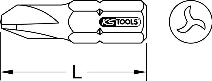 Actual product image KS Tools 911.3625 (1mm)